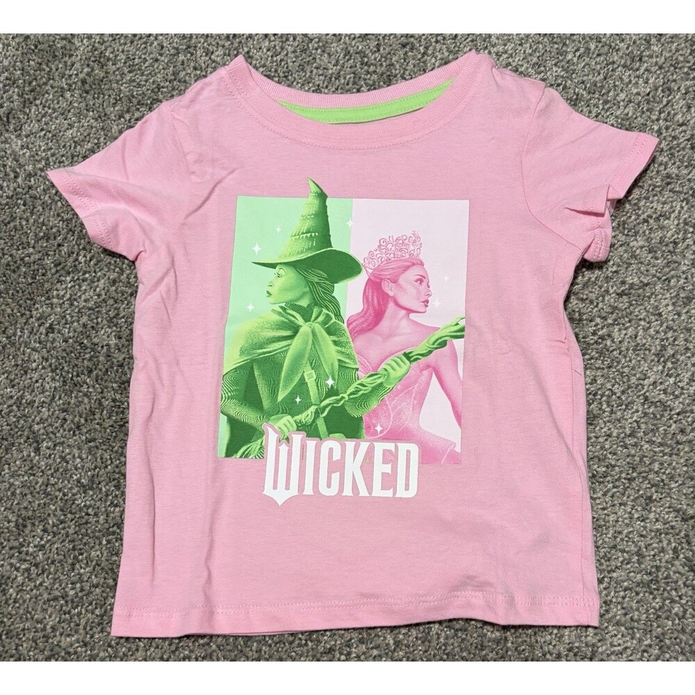 Girls Pink Wicked T-Shirt Size 18/24 months NWT A3